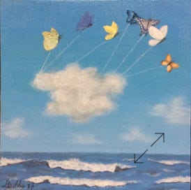 painting, surrealisme, acryl