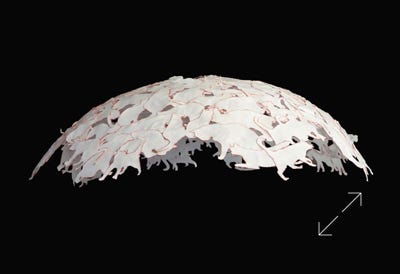 recycle katten object van papier